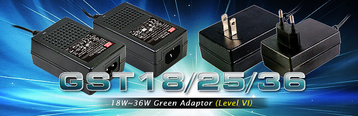GST18/25/36 Series (18W~36W Green Adaptor(Level VI)