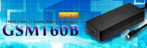 Серия GSM160B (160W Class II Green Medical Adaptor (Level VI)) 